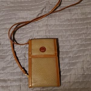 Rare Vintage Dooney and Bourke Detachable Strap All Weather Leather Crossbody.